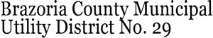 Brazoria County Municipal Utility District 29 Logo